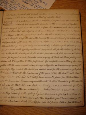Aston Hall Platea, first page