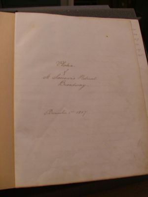 Broadway Platea vol. 1, first page